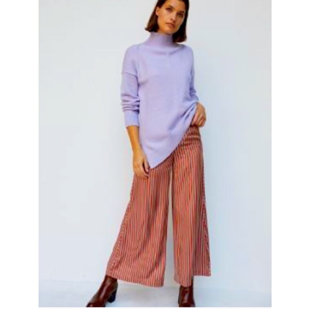 Anthropologie Crystal Chevron Turtleneck - Picture 3 of 11